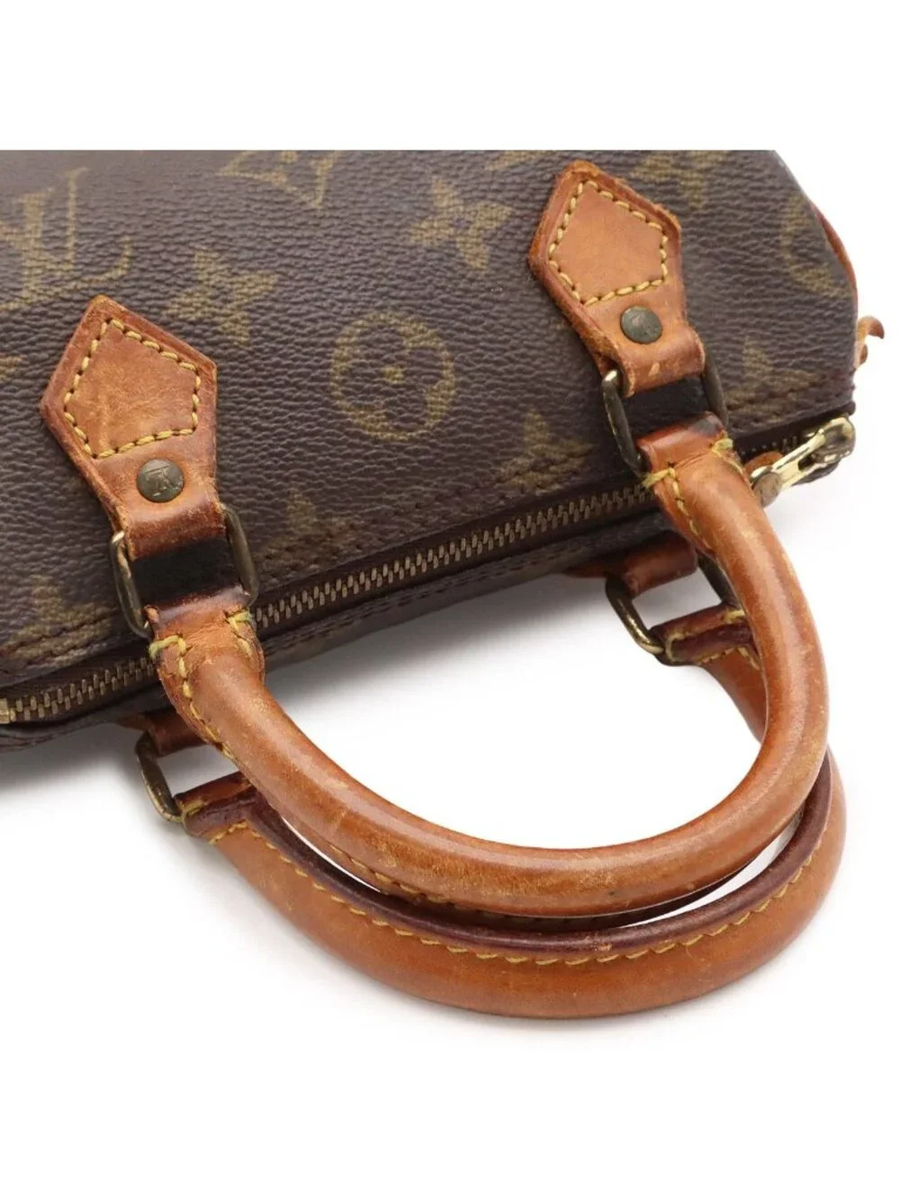 Louis Vuitton Monogram Mini Speedy Mini Bag Pouch Case